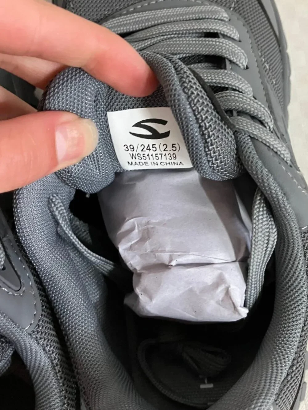 Grey Women's Mesh & Synthetic Running Sneakers